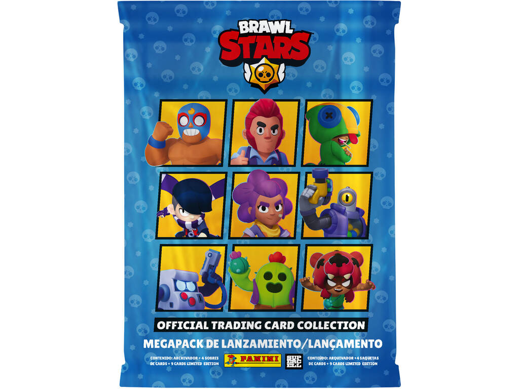 Brawl Stars 2 Megapack Classeur avec 4 pochettes et 9 cartes Édition spéciale