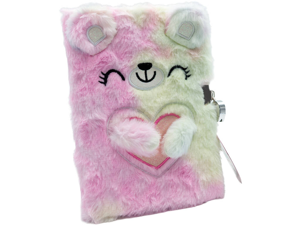 Mon journal intime poilu Chat multicolore avec cadenas