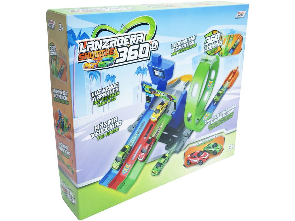 Navette 360º avec looping et 2 voitures