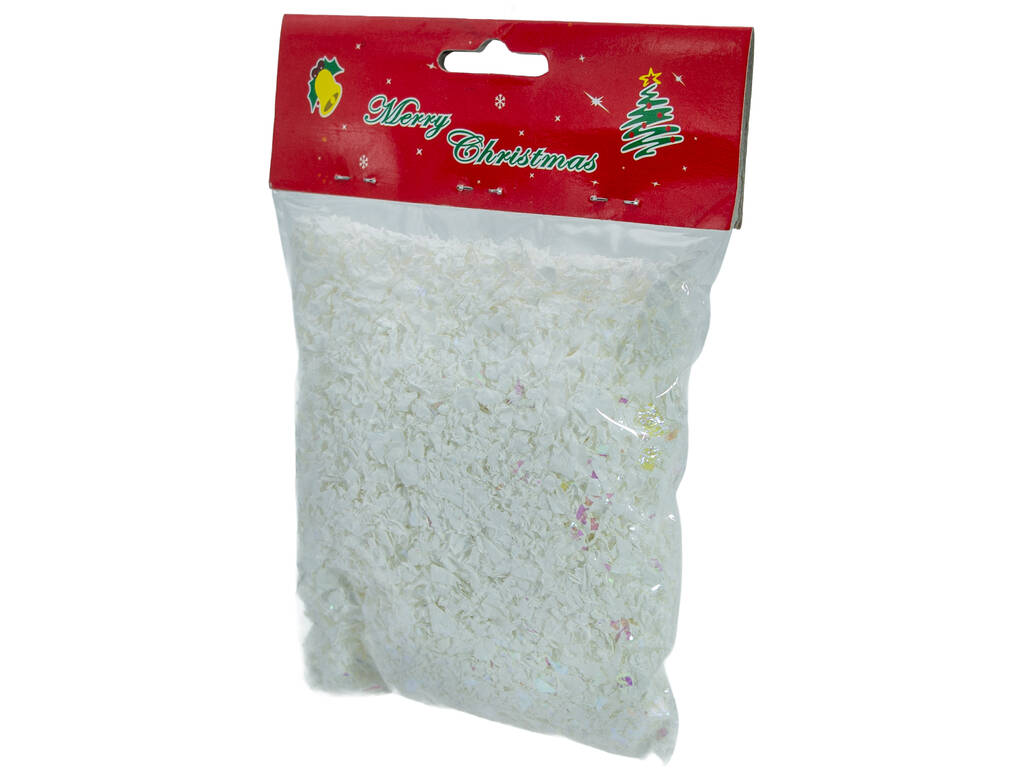 Décoration de Noël Sachet de neige artificielle en flocons de 50 g