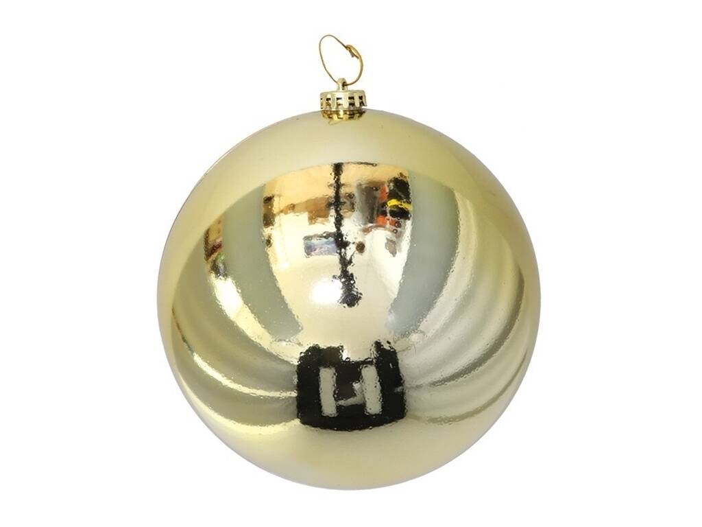 Décoration de Noël Boule de Noël dorée de 15 cm