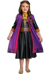 Disfraz Infantil Disney Frozen Anna de Viaje 3-4 Años