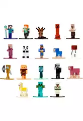 Nano Metalfigs Minecraft Pack 18 figurine in metallo da 4 cm