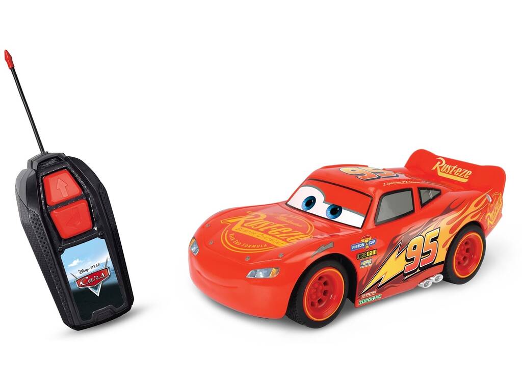 Disney Cars Coche RayoMcQueen Single-Drive Radio Control de 14 cm