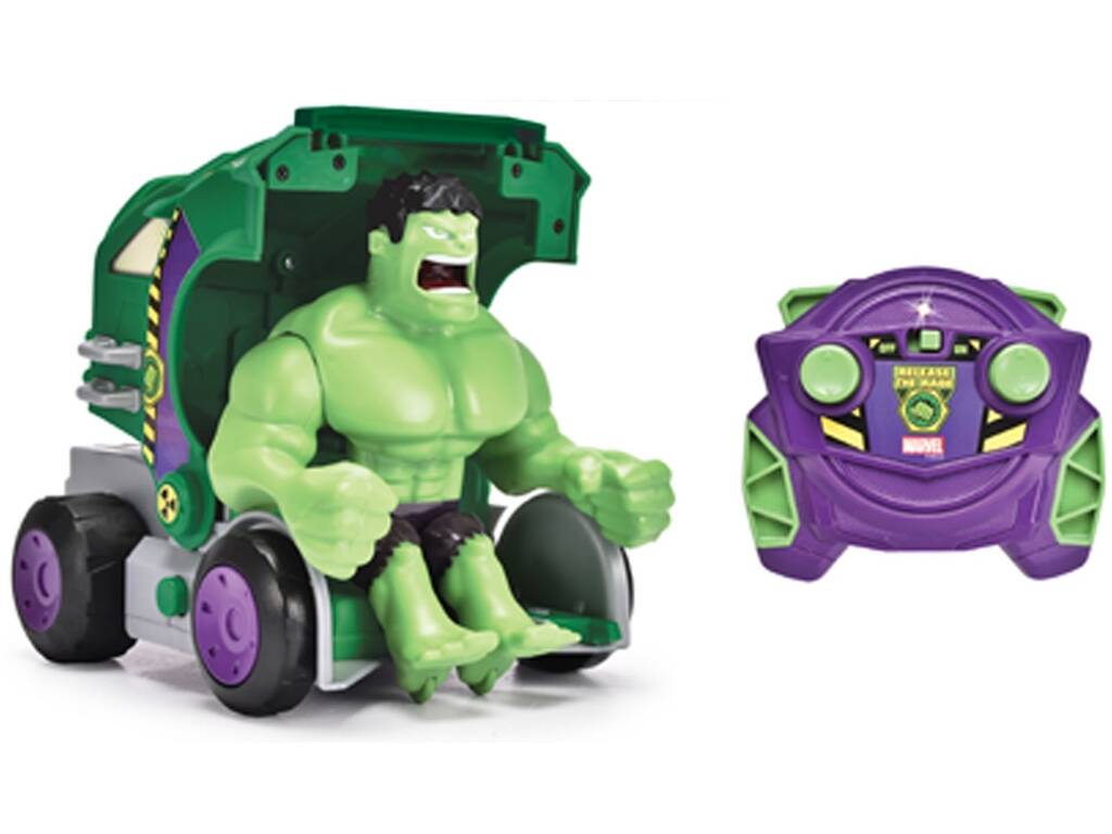Marvel Avengers Auto Hulk Smash Radiocomandata da 19 cm