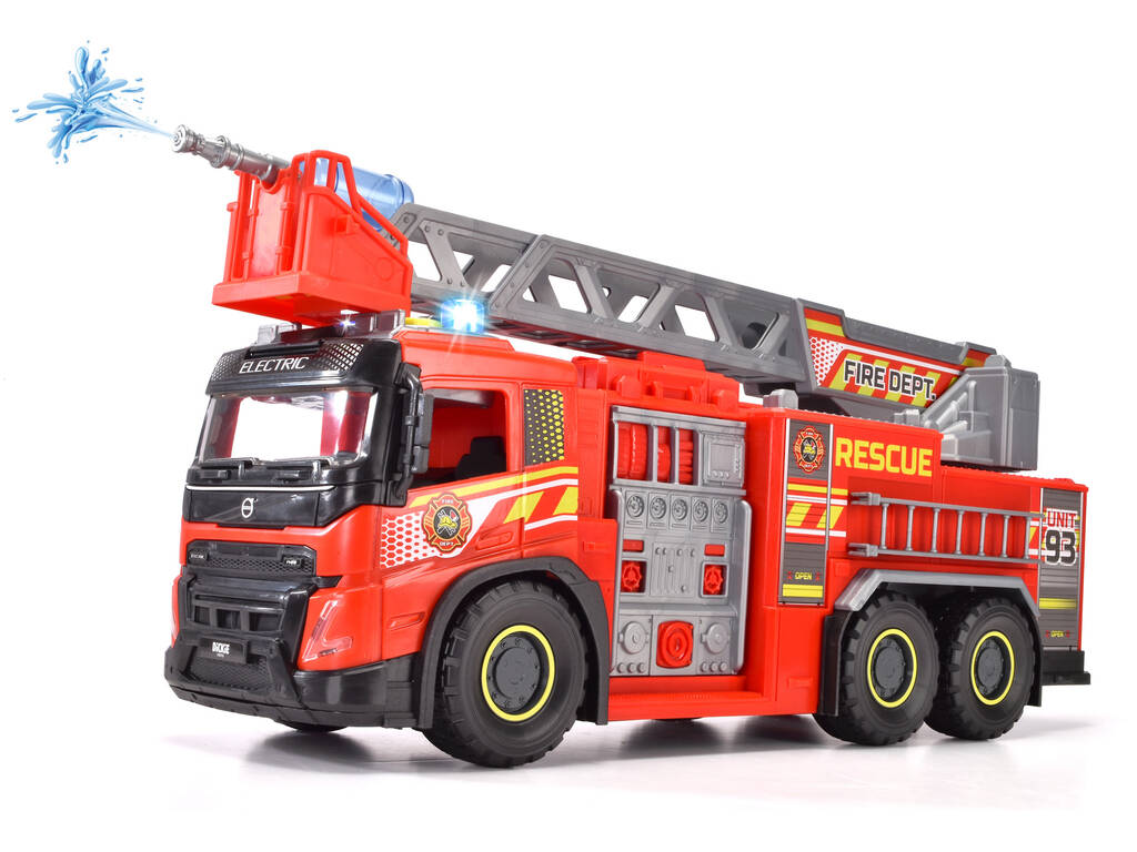 Camion de pompiers Volvo 55 cm avec lumières et sons