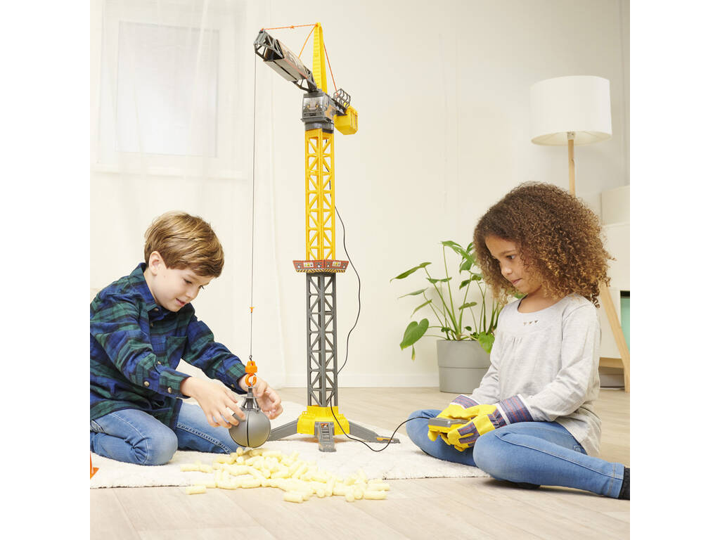 Dickie Toys Grue 110 avec contrôleur à câble