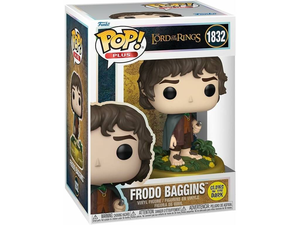 Funko Pop Plus Le Seigneur des Anneaux Figurine Frodo Baggins Glows In The Dark