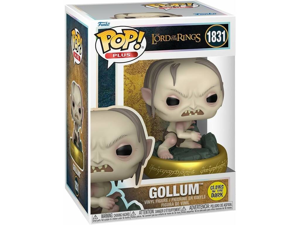 Funko Pop Plus Le Seigneur des Anneaux Figurine Gollum Glows In The Dark