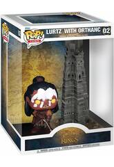 imagen Funko Pop Town El Señor de los Anillos Figura Lurtz con Orthanc