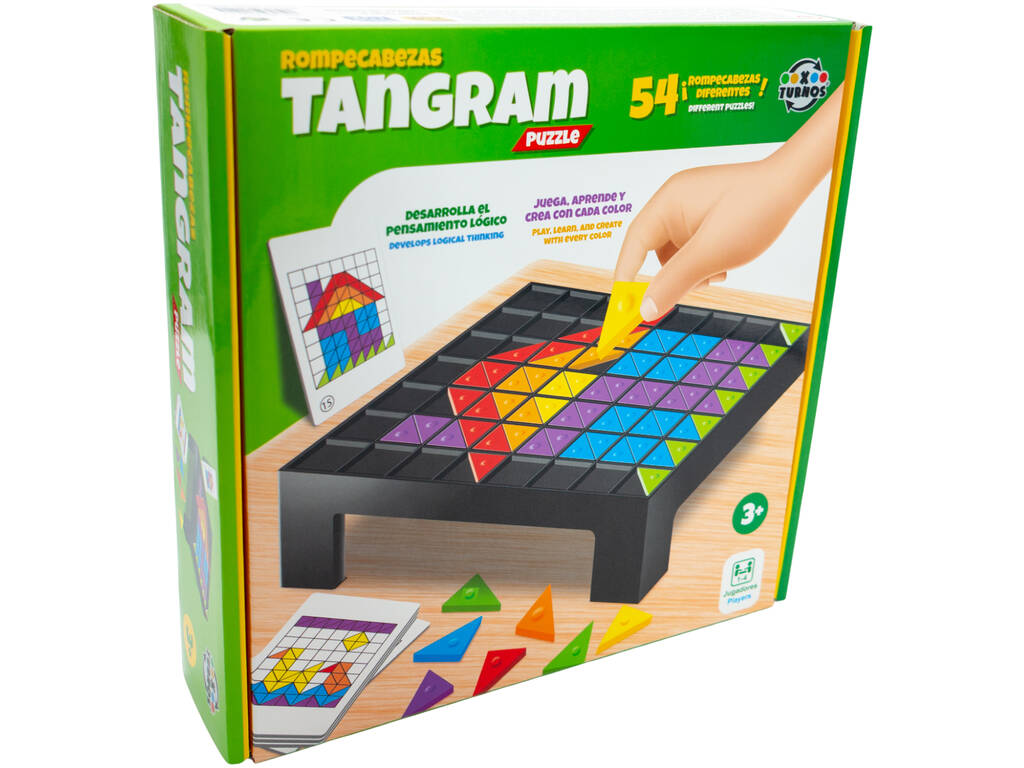 Puzzle Tangram de 150 pièces avec 54 défis