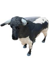 imagen Figurine Taureau Calme Noir et Blanc 10 x 4 x 15 cm