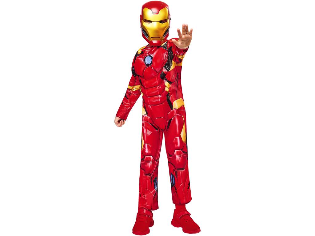 Déguisement enfant Marvel Iron Man Black Line taille S