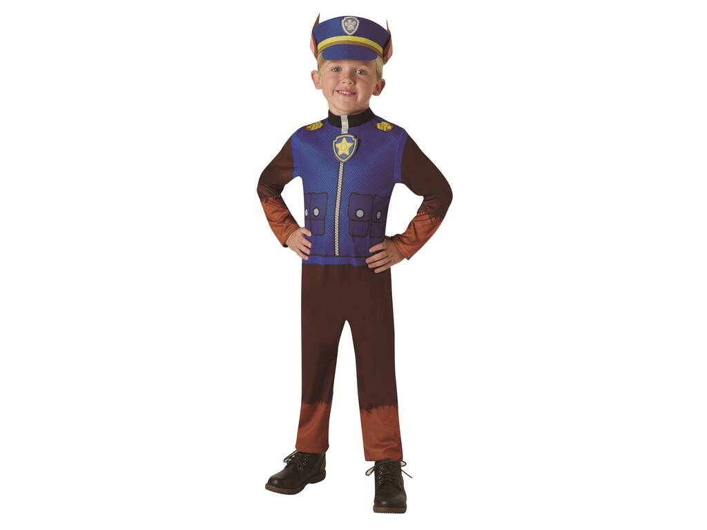 Déguisement enfant Chase de la Pat' Patrouille taille T avec chapeau