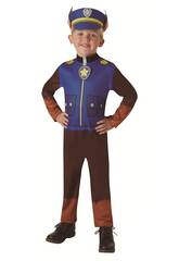 Fato Infantil Patrulha Pata Chase Tamanho T com Chapéu