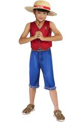Déguisement enfant One Piece Monkey D. Luffy taille S