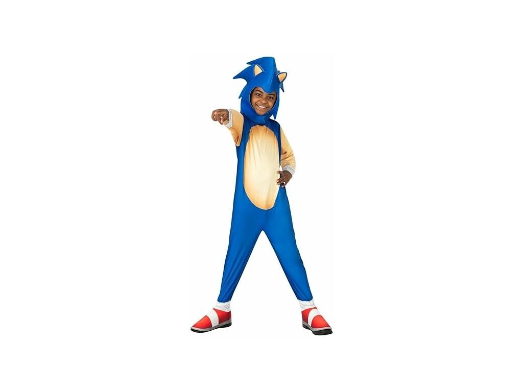 Déguisement enfant Sonic The Hedgehog taille XS avec capuche