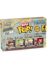 imagen Funko Bitty Pop One Piece Pack 4 avec Luffy