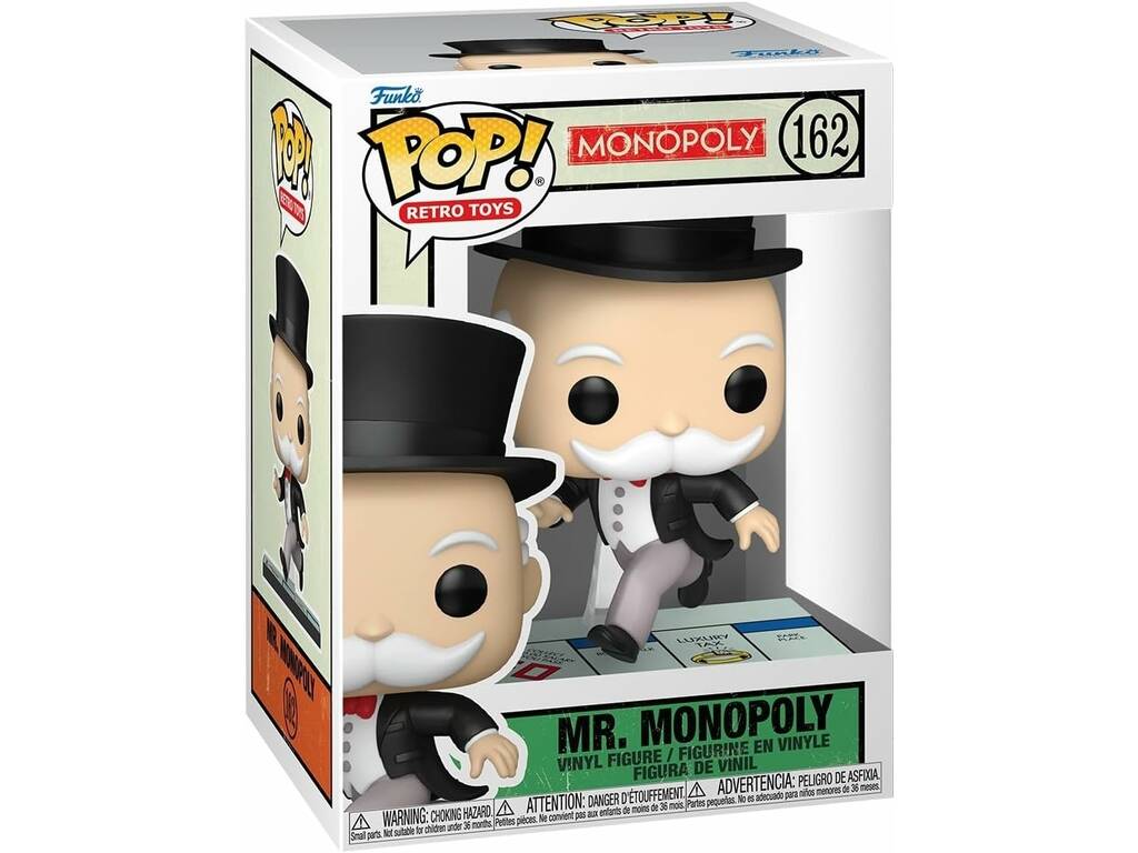 Funko Pop Retro Toys Monopoly Figurine Mr. Monopoly