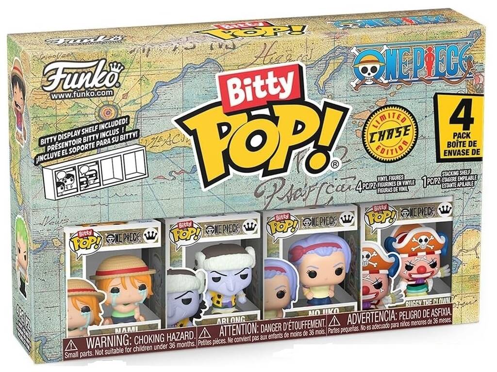 Funko Bitty Pop One Piece Pack 4 avec Nami
