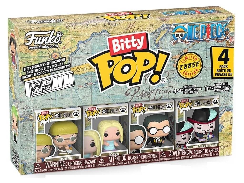 Funko Bitty Pop One Piece Pack 4 avec Usopp