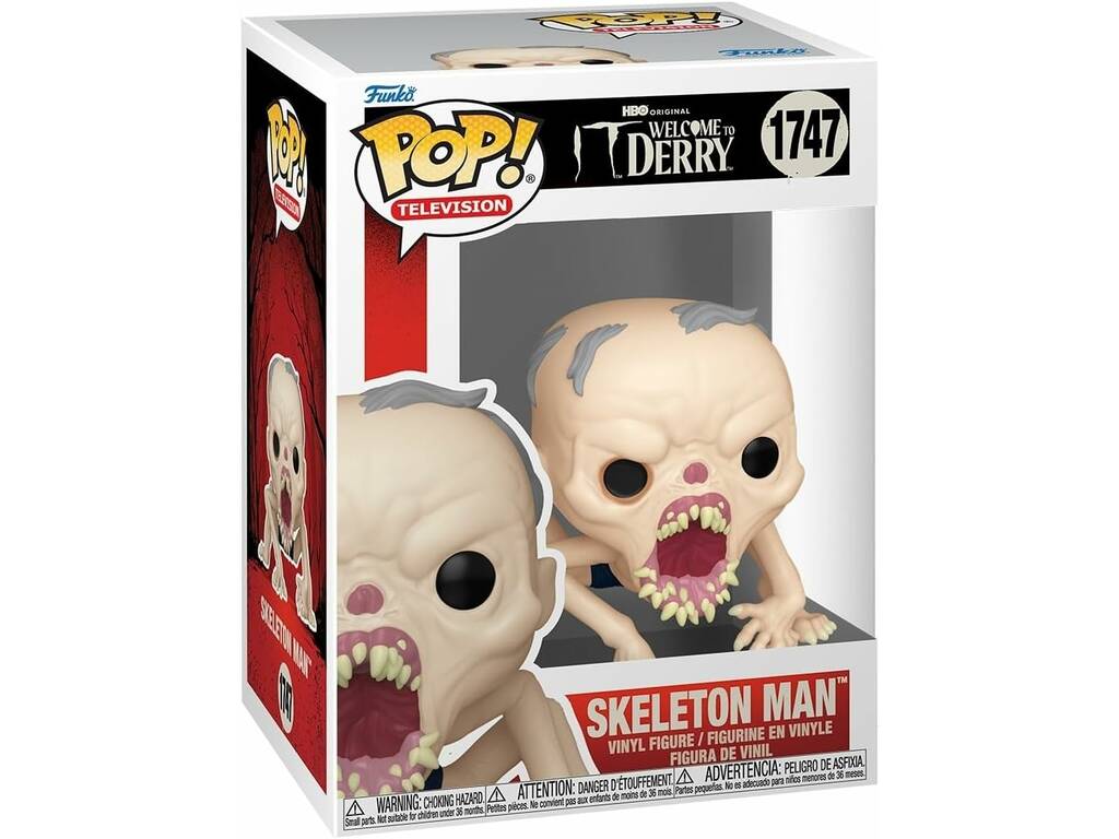 Funko Pop Television IT Welcome To Derry Figurine Skeleton Man