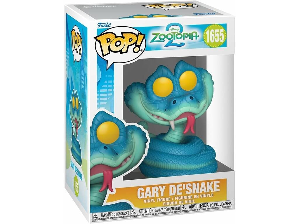Funko Pop Disney Zootropolis 2 Figura Gary De’Snake