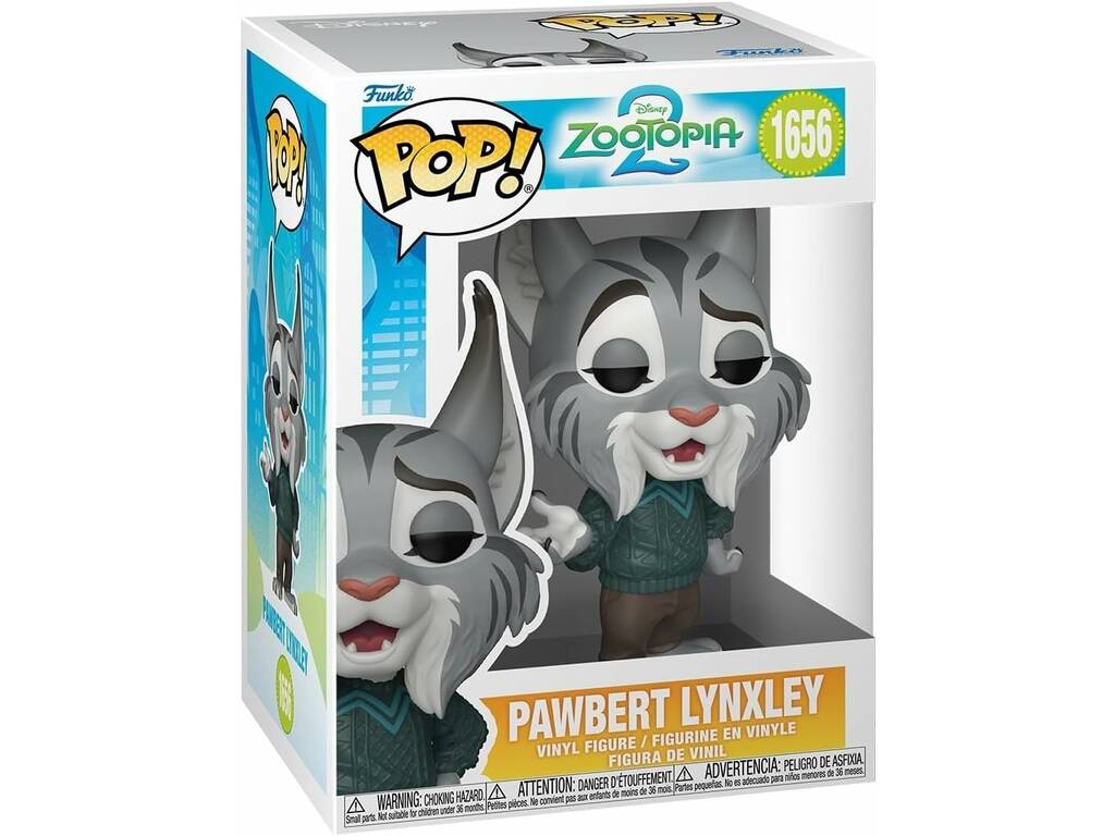Funko Pop Disney Zootropolis 2 Figura Pawbert Lynxley