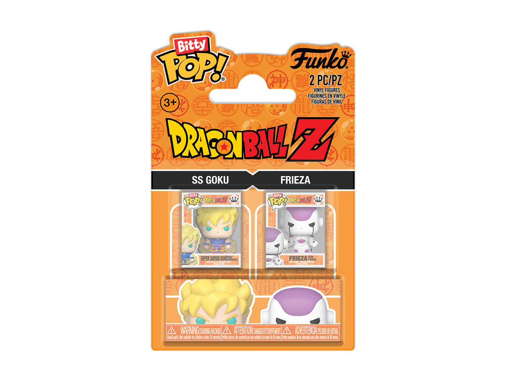 Funko Bitty Pop Dragon Ball Z Pack 2 avec Super Saiyan Goku et Frieza 4th Form
