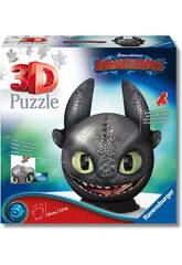 Puzzle 3D Dragons Cabeza de Desdentado con Orejas