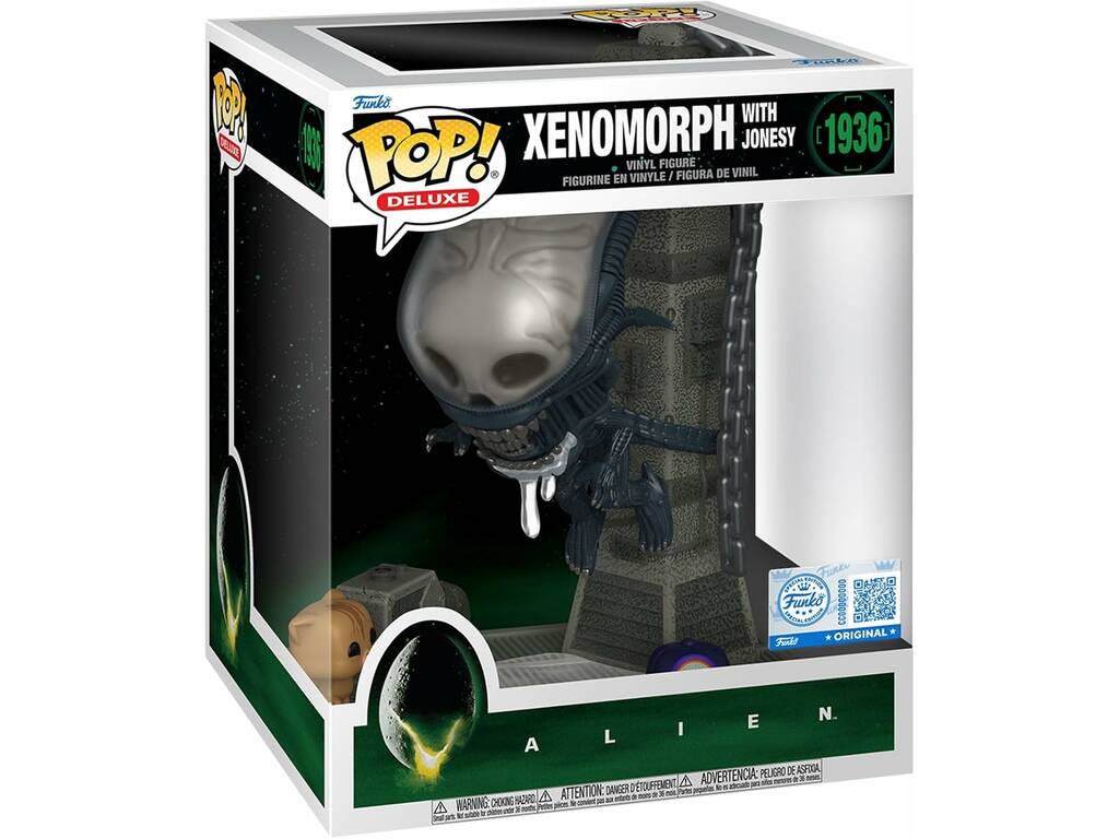 Funko Pop Deluxe Alien Figura Xenomorph con Jonesy