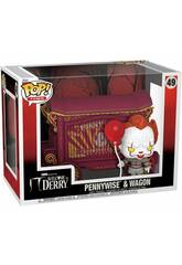 imagen Funko Pop Town IT Welcome To Derry Figurine Pennywise avec wagon