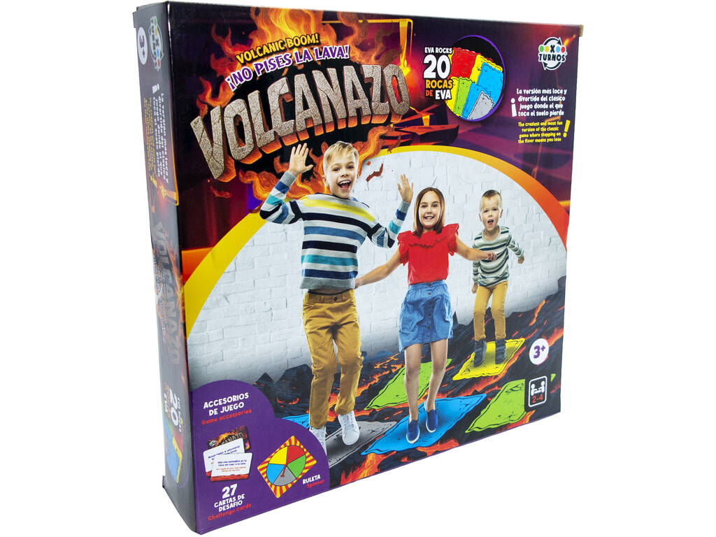 Volcanazo Ne marchez pas sur la lave !