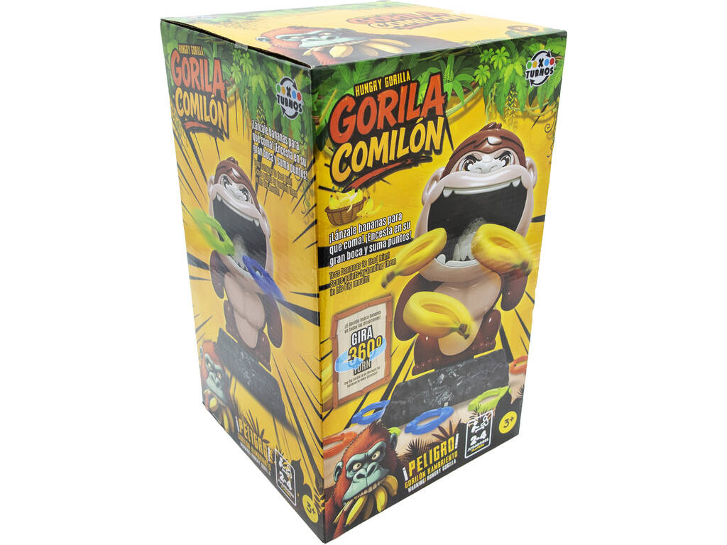 Gorille glouton avec 20 anneaux