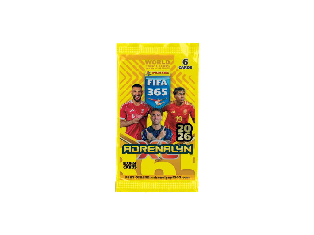 Adrenalyn XL FIFA 365 2026 Paquet de 6 cartes