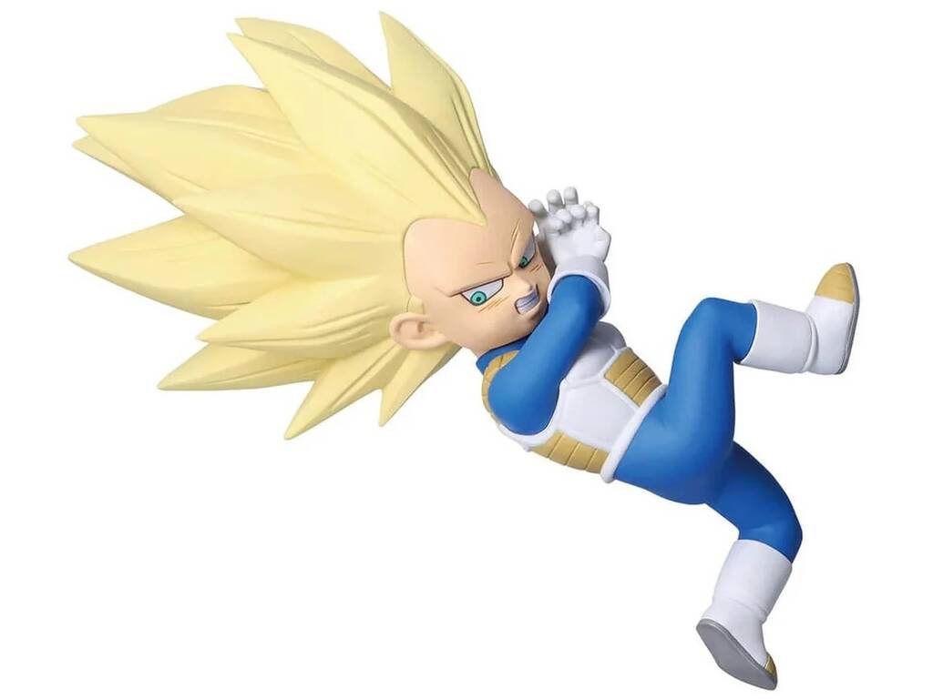 Dragon Ball Daima Figura Vegeta Super Saiyan 3 con Panel de 14 cm