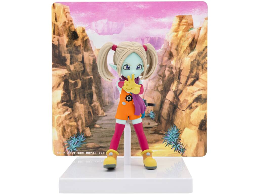 Dragon Ball Daima Figura Panzy con Panel de 14 cm