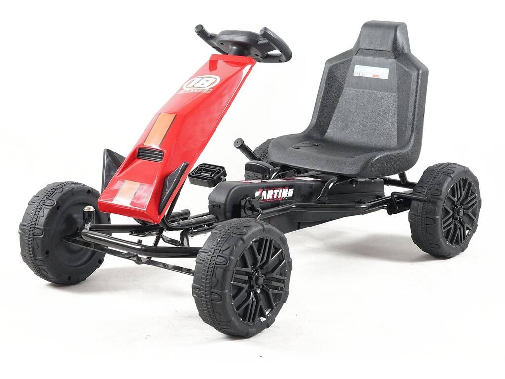 Kart à pédales Go-Kart rouge