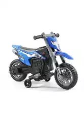 Moto a Batería Azul de 6V con Ruedines