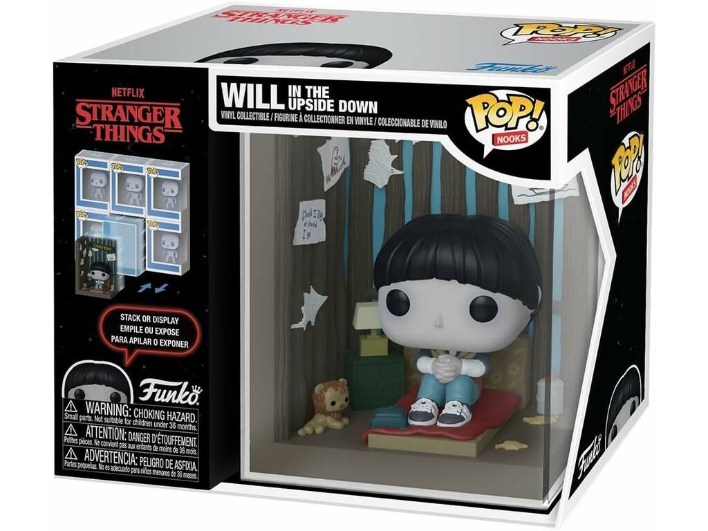Funko Pop Nooks Stranger Things Figura Will In The Upside Down