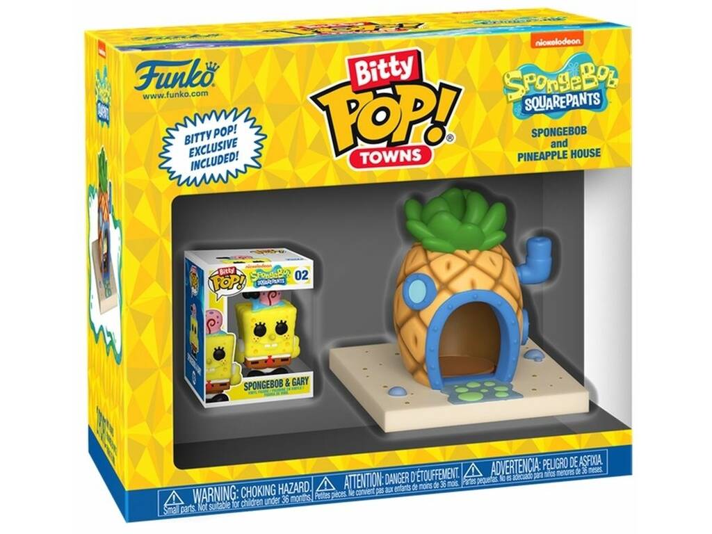 Funko Bitty Pop Bob Esponja Pack Bob Esponja y la Casa Piña