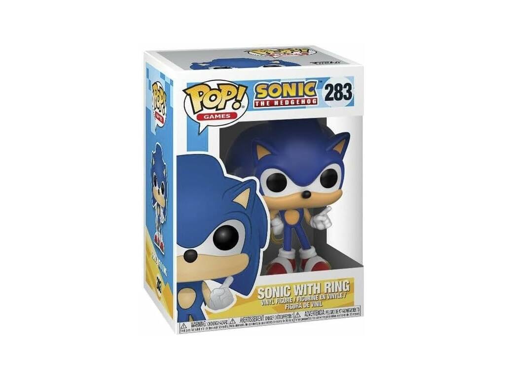 Funko Pop Games Sonic The Hedgehog Figura Sonic con Anillo