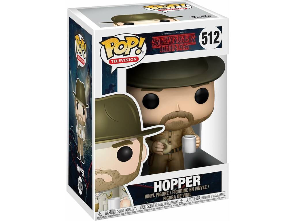 Funko Pop Television Stranger Things Figura Hopper