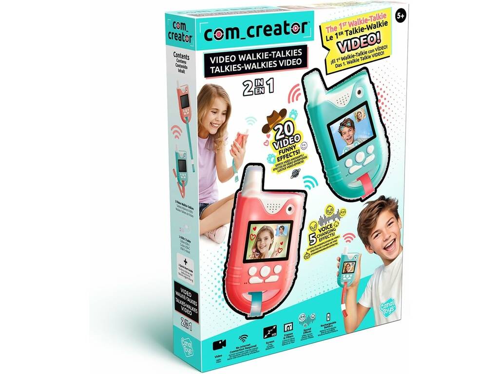 Com Creator Walkie Talkies con Videollamada