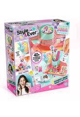 Style4Ever Mini Fábrica de Papelería Bolígrafos y Cuaderno