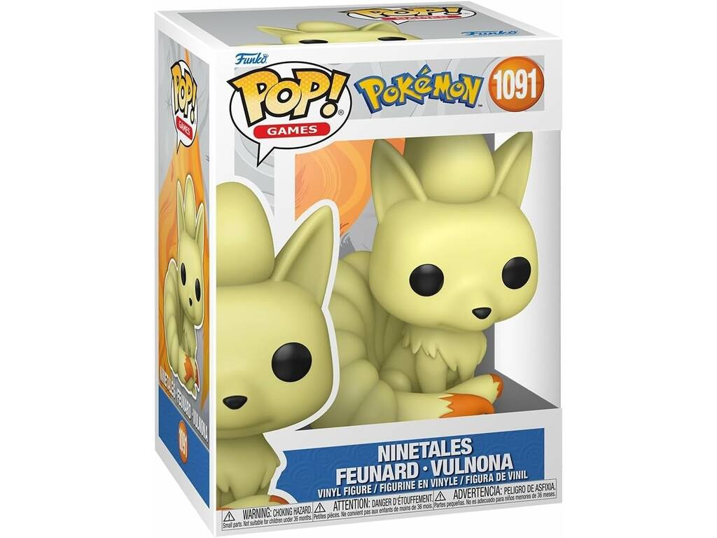 Funko Pop Games Pokémon Figura Ninetales
