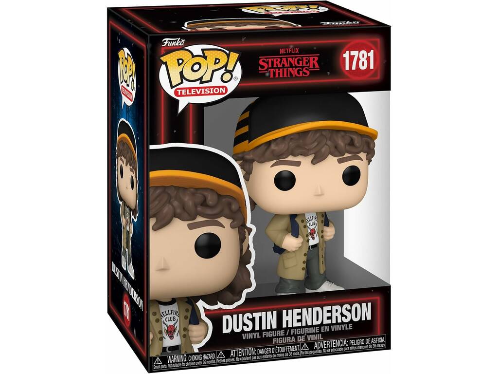 Funko Pop Television Stranger Things Figura Dustin Henderson