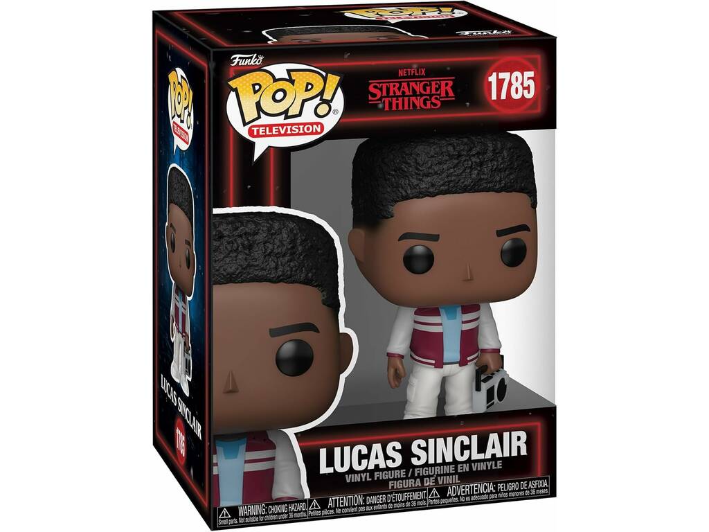 Funko Pop Television Stranger Things Figura Lucas Sinclair