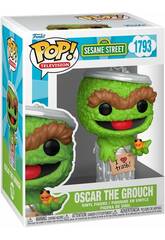 imagen Funko Pop Television Barrio Sésamo Figura Óscar El Gruñón