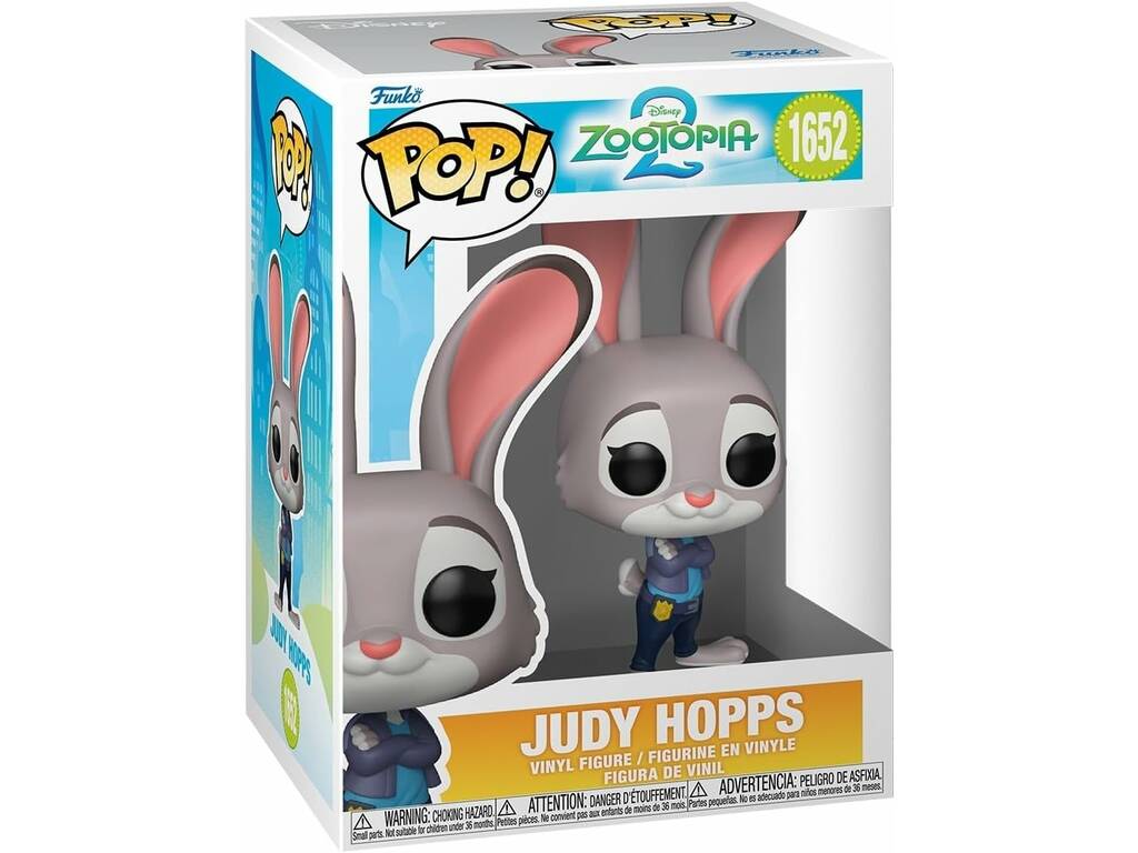 Funko Pop Disney Zootropolis 2 Figura Judy Hopps
